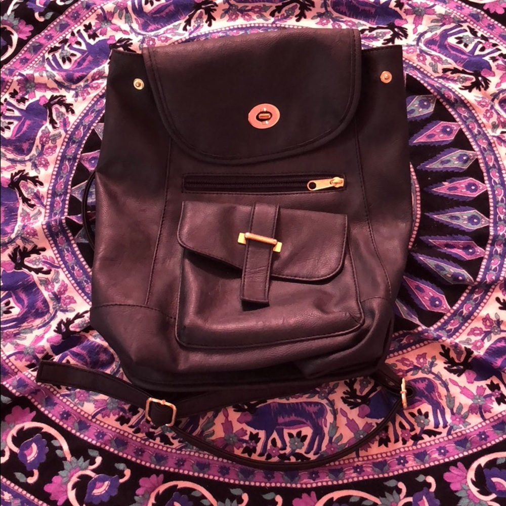 🖤Black backpack purse🖤FAST shipping🖤